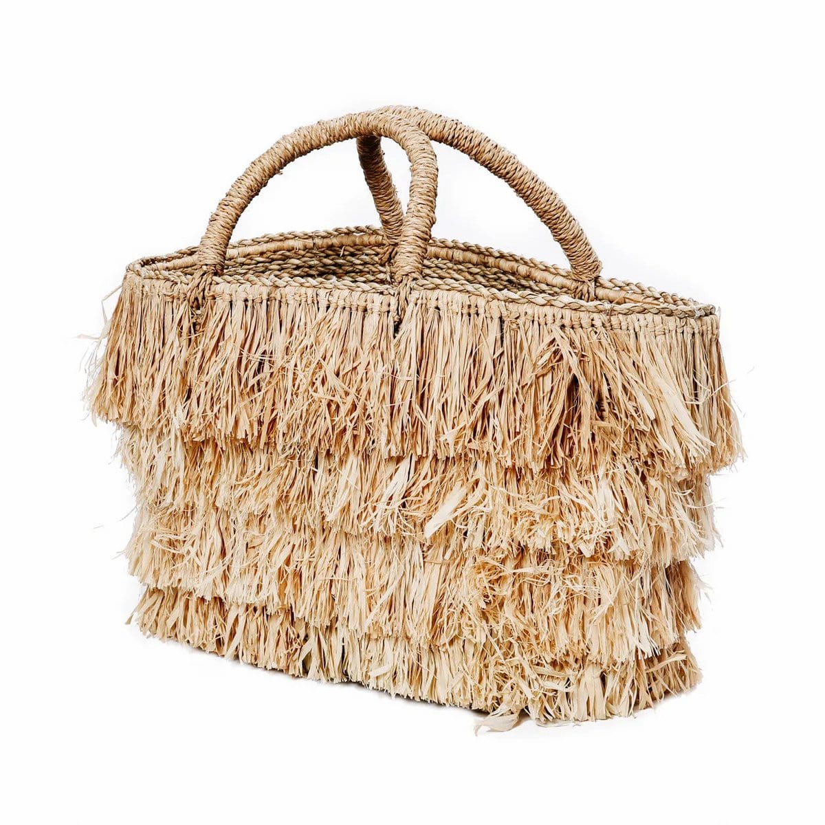 Bazar Bizar De Raffia Bahama's Mand - Naturel