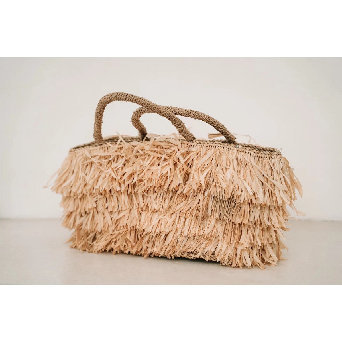 Bazar Bizar De Raffia Bahama's Mand - Naturel