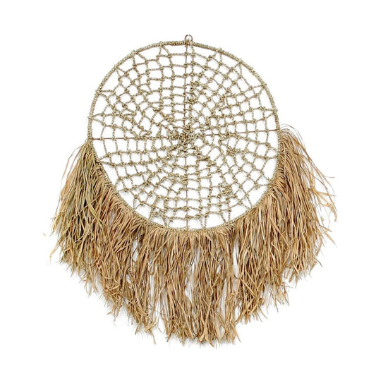 Bazar Bizar De Raffia Dreamcatcher - natuurlijk