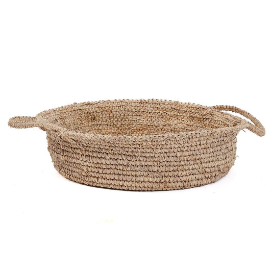 Bazar Bizar De Raffia Mandenbakken - Naturel - L