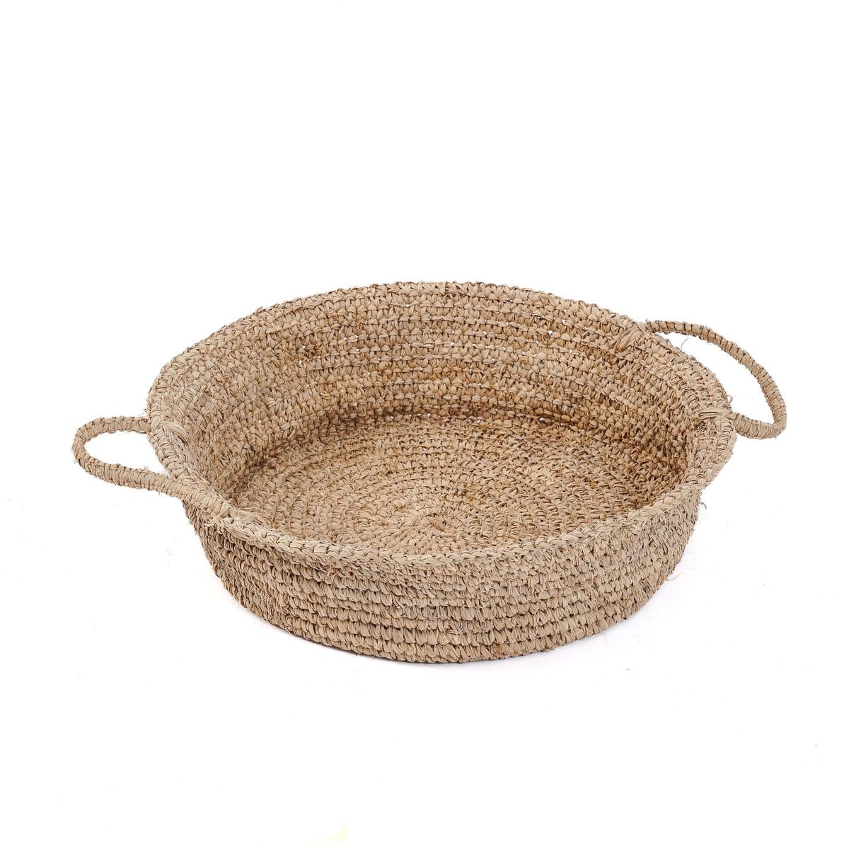 Bazar Bizar De Raffia Mandenbakken - Naturel - L