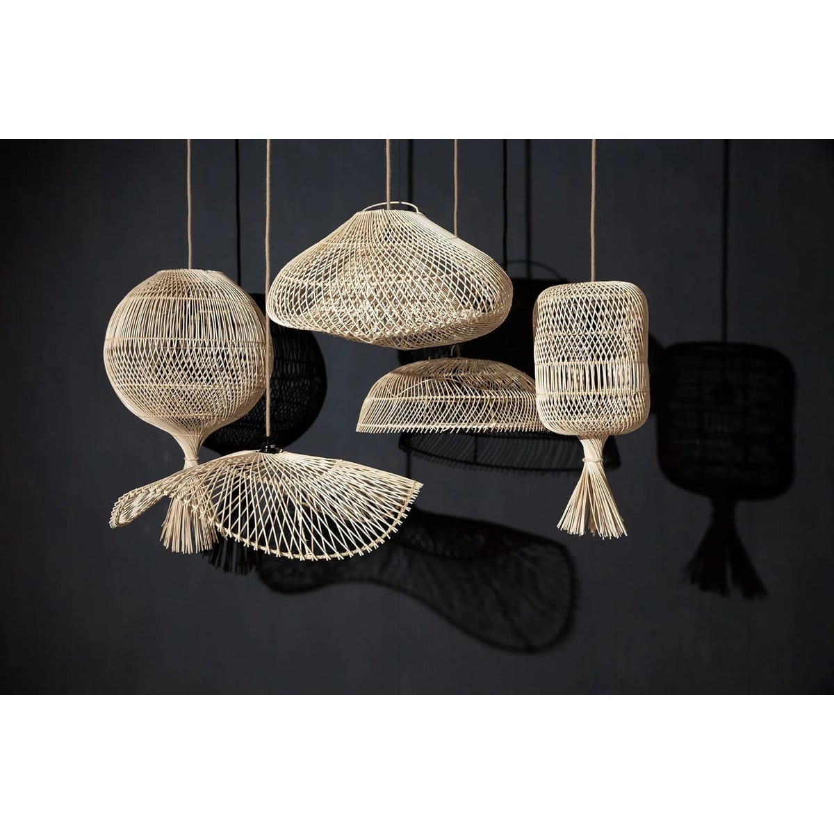 Bazar Bizar De Wonton Vloerlamp - Hanglamp - Naturel