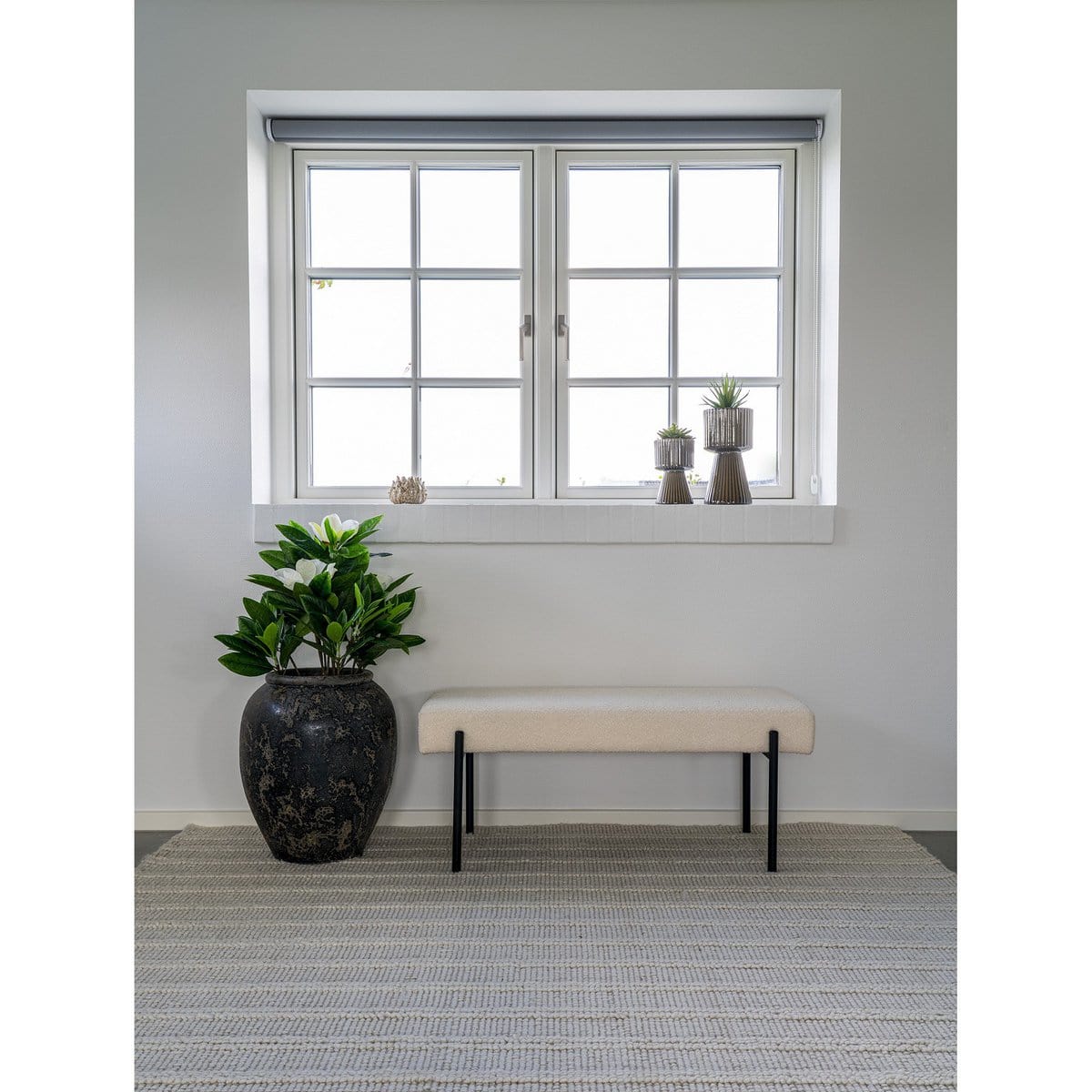 House Nordic ApS Dehli Rug - Vloerkleed, handgeweven, ivoor, 160x230 cm