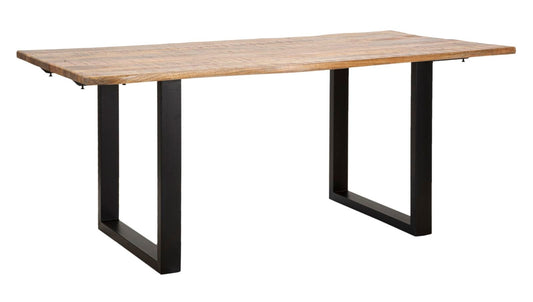 Mauro Ferretti DINING TABLE EDGE -EXTENDABLE- CM 180X90X77-TOTAL LENGHT 280 (MANGO WOOD)