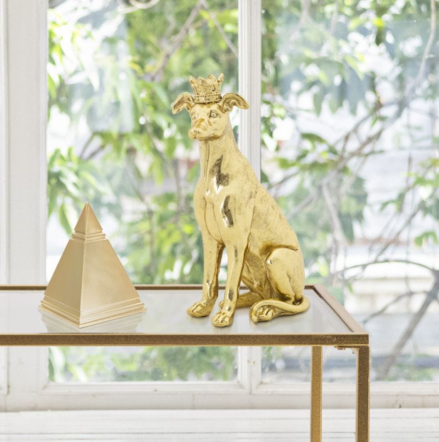 Mauro Ferretti DOG GOLD CM 20X12,5X33