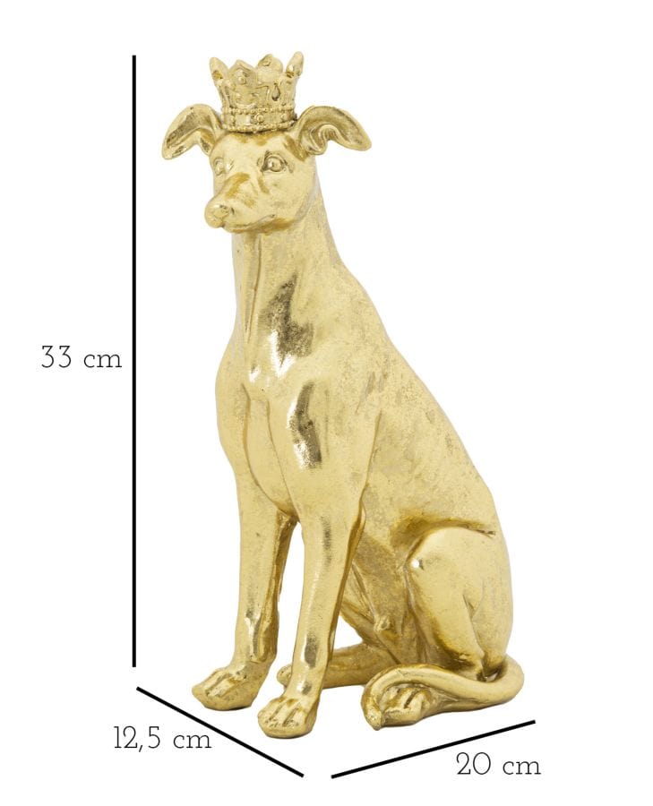 Mauro Ferretti DOG GOLD CM 20X12,5X33