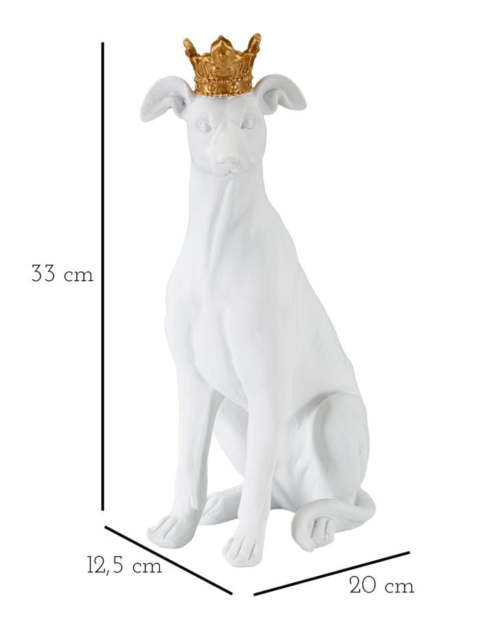 Mauro Ferretti DOG WHITE CM 20X12,5X33