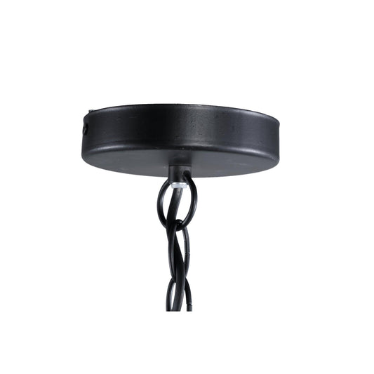 PTMD Doritty Naturel hanglamp hout kralen rond