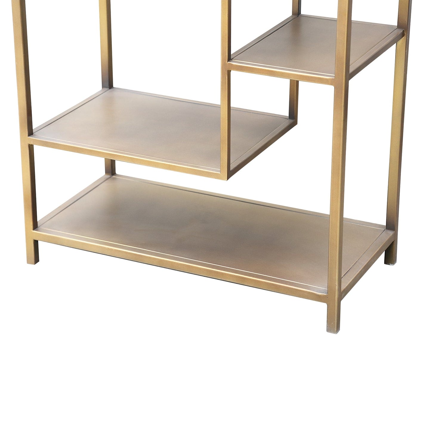 PTMD Duana Playful gold iron open cabinet high