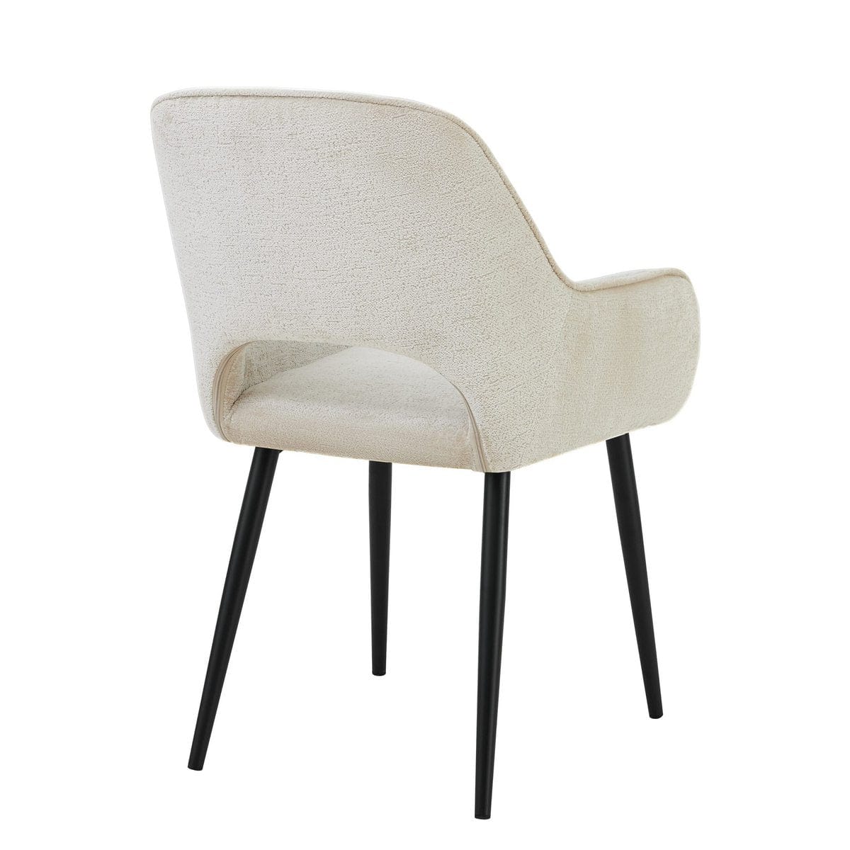 Criks Design Eetkamerstoel met armleuning Levi Beige Stof