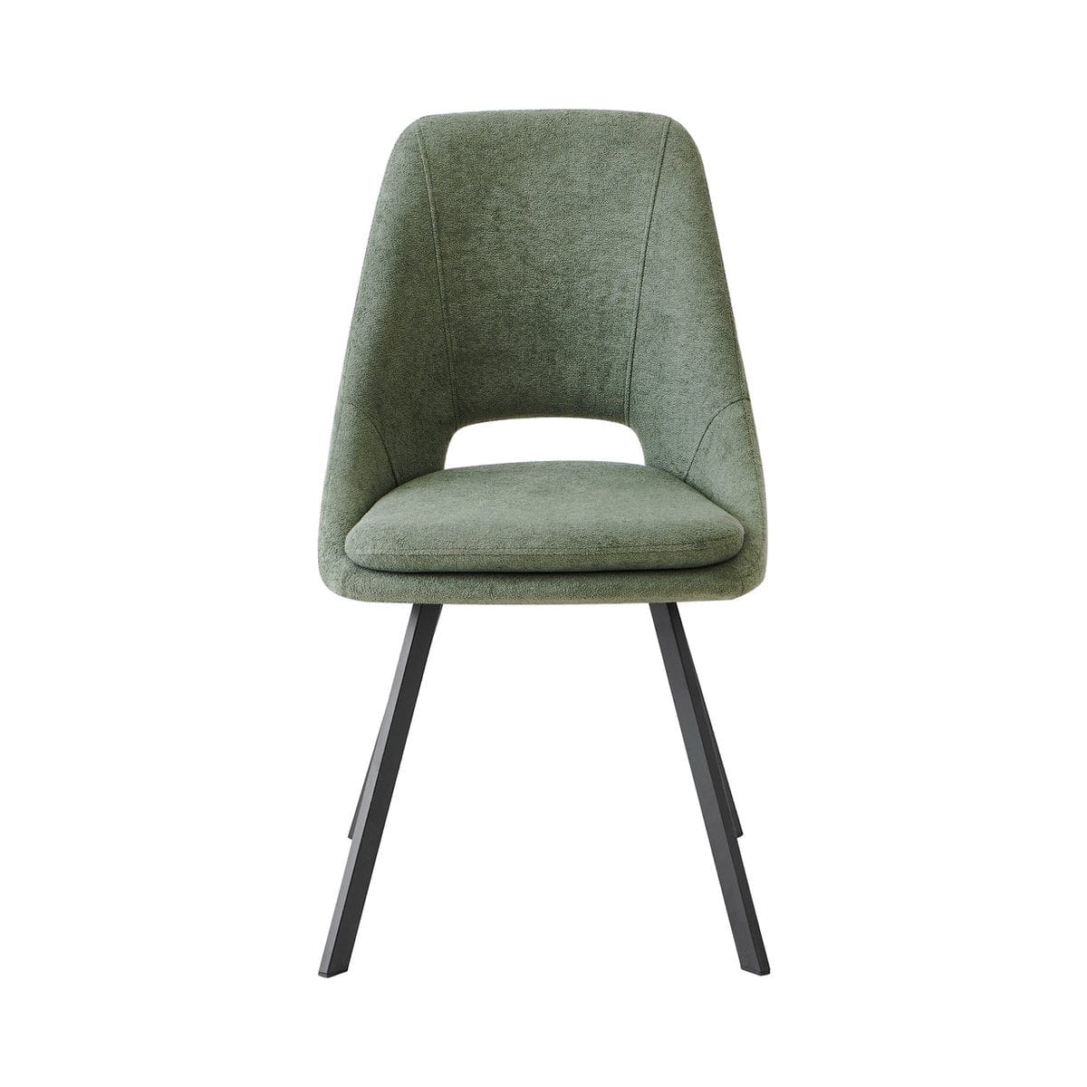 Criks Design Eetkamerstoelen Set van 2 Mila Groen Stof