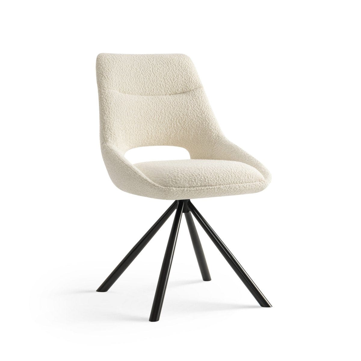 Criks Design Eetkamerstoelen set van 4 - Tosca - Creme Boucle