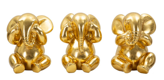 Mauro Ferretti ELEPHANT SET 3 PCS CM Ø 15,5X20,5