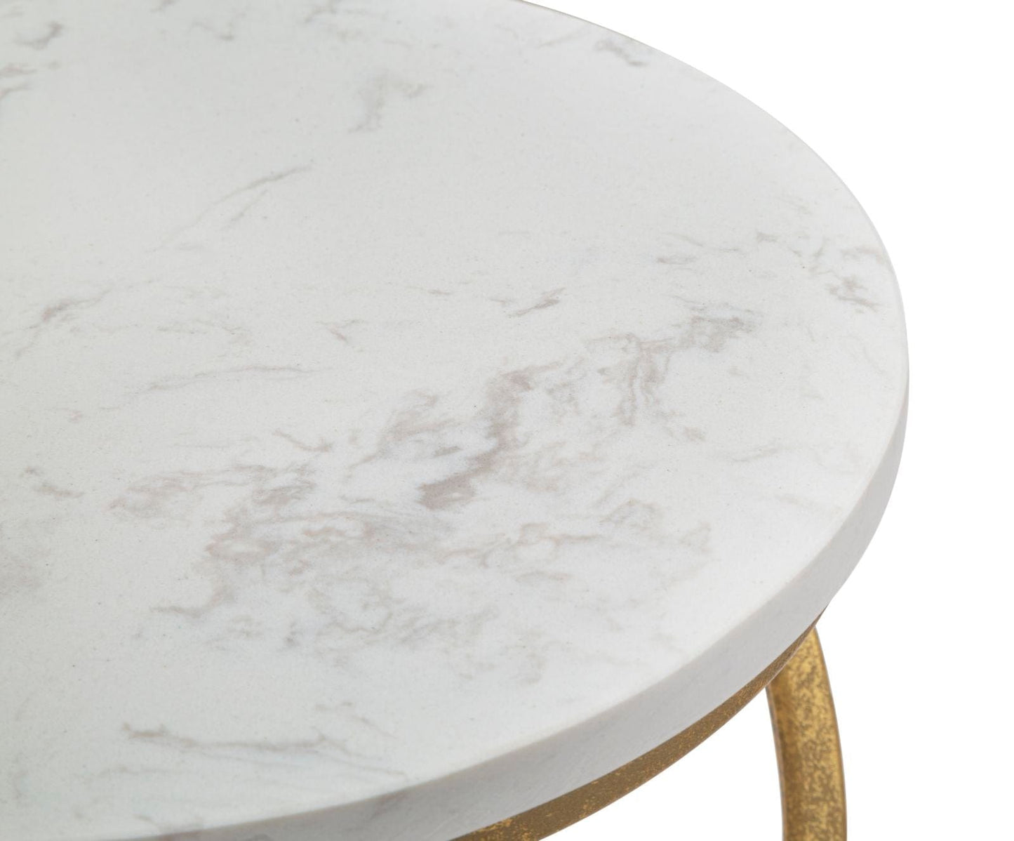 Mauro Ferretti END TABLE SPIRAL MARBLE CM Ø 27,5X47,5