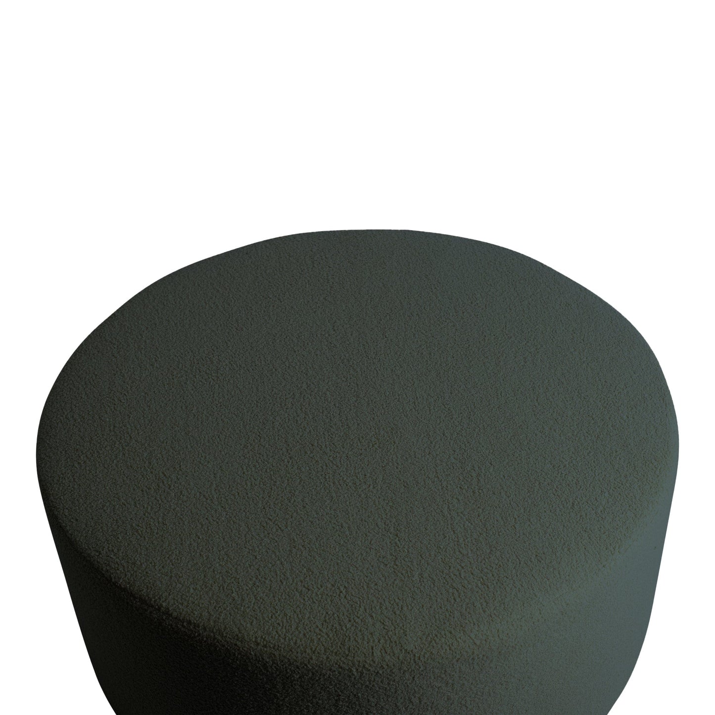 PTMD Evie Teddy Green round pouf