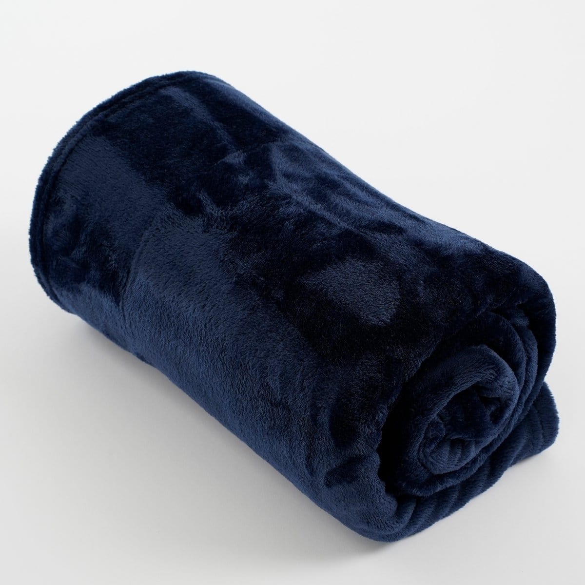 In The Mood Famke Fleece Plaid - L180 x B130 cm - Donkerblauw