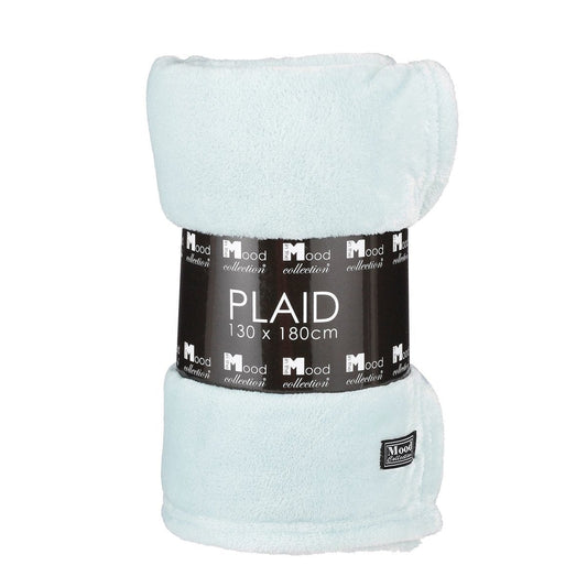 In The Mood Famke Fleece Plaid - L180 x B130 cm - Mintgroen