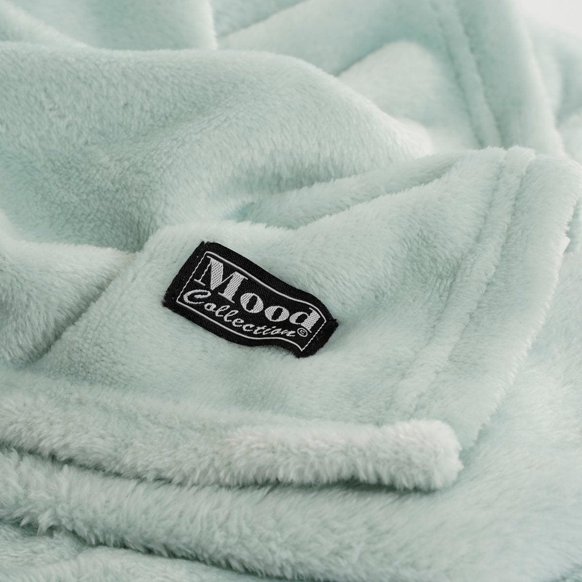 In The Mood Famke Fleece Plaid - L180 x B130 cm - Mintgroen