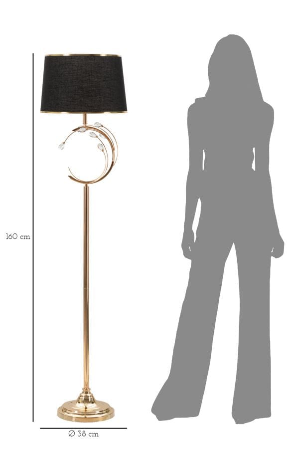 Mauro Ferretti FLOOR LAMP BRUXELLES CM Ø 38X160