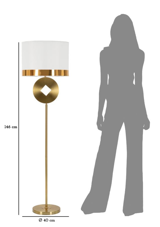 Mauro Ferretti FLOOR LAMP COIN CM Ø 40X151