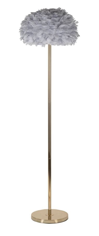 Mauro Ferretti FLOOR LAMP FEATHERS SLIM GREY CM Ø 43X170