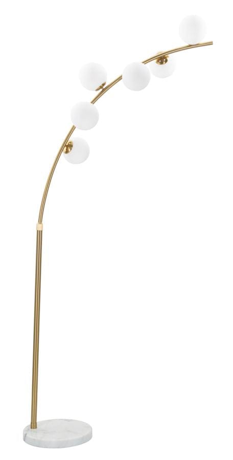 Mauro Ferretti FLOOR LAMP GLAMY ARC 6 LUCI CM 130X45X220-246