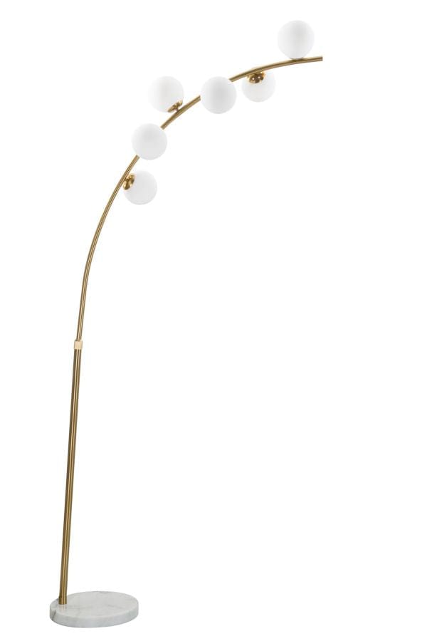 Mauro Ferretti FLOOR LAMP GLAMY ARC 6 LUCI CM 130X45X220-246