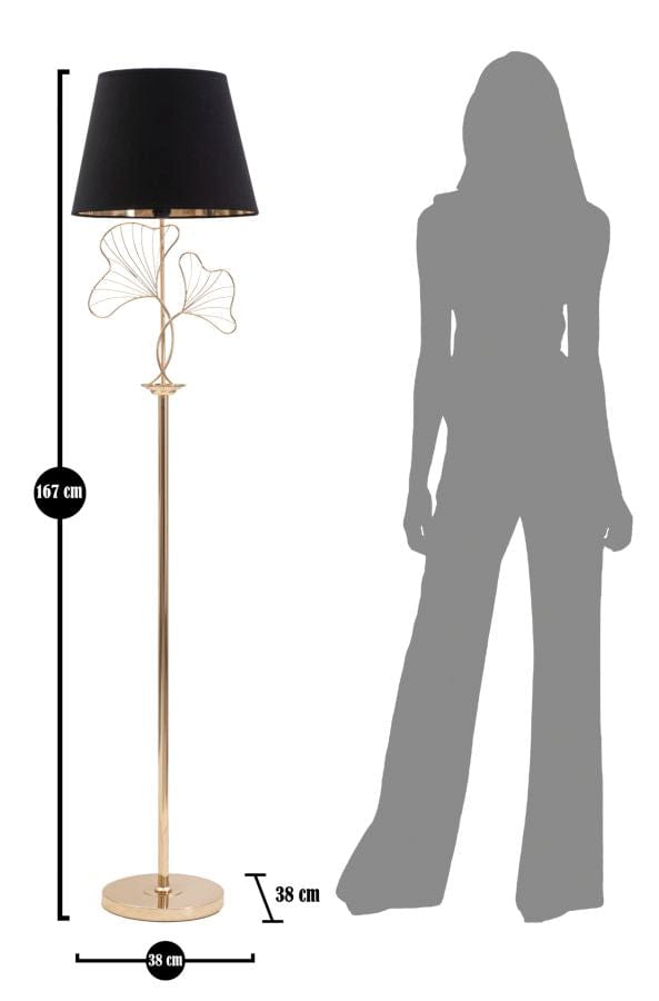 Mauro Ferretti FLOOR LAMP LEAVES CM Ø 38X167