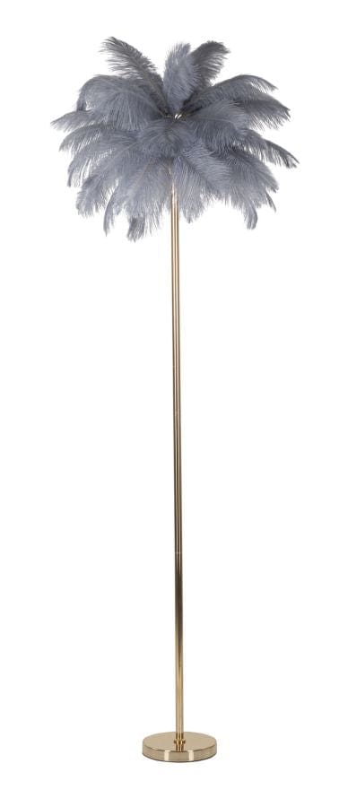 Mauro Ferretti FLOOR LAMP PALM GREY CM Ø 55X160