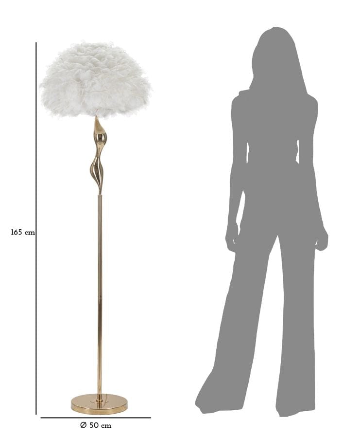 Mauro Ferretti FLOOR LAMP SLIM WHITE CM Ø 50X165