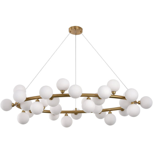 Luxury Living B.V. Hanglamp Elite White Gold 100CM