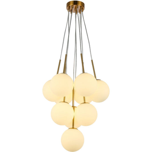 Luxury Living B.V. Hanglamp Luna White Gold