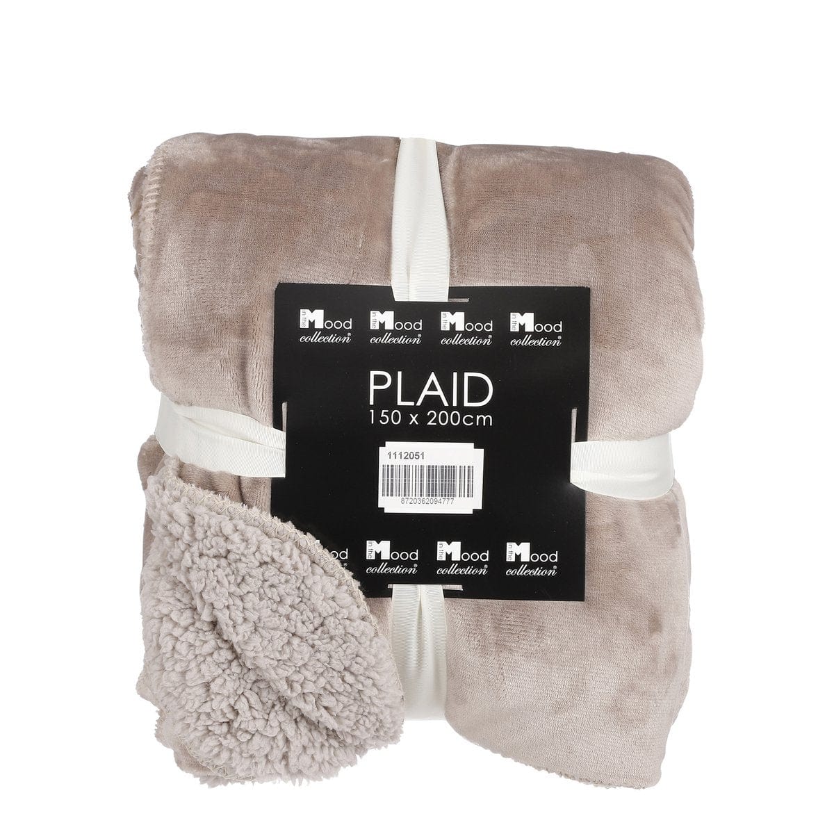 In The Mood In the Mood Mardy Fleece Plaid - L200 x B150 cm - Polyester - Beige