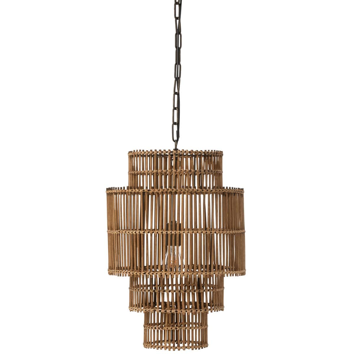 J-Line J-Line 4 Lagen hanglamp - bamboe - naturel