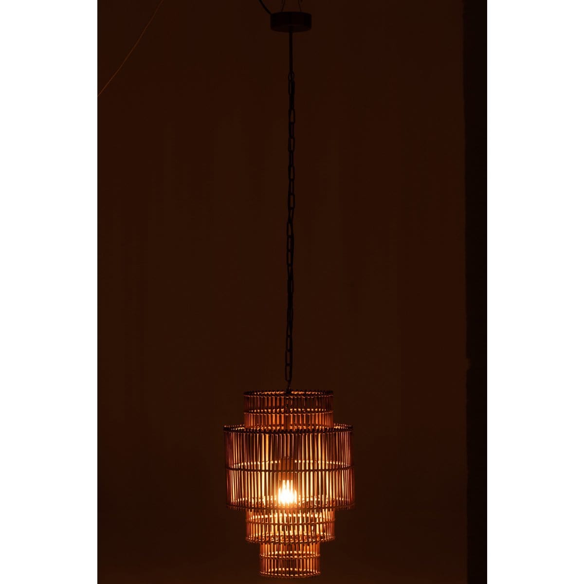 J-Line J-Line 4 Lagen hanglamp - bamboe - naturel