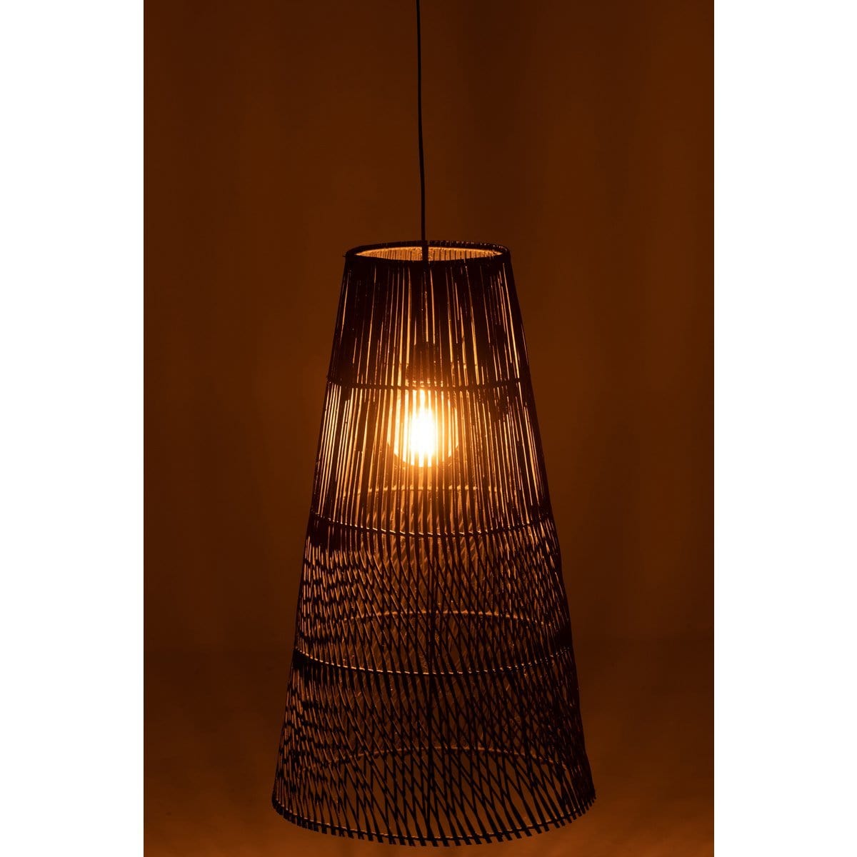 J-Line J-Line Alix hanglamp - hout - bruin