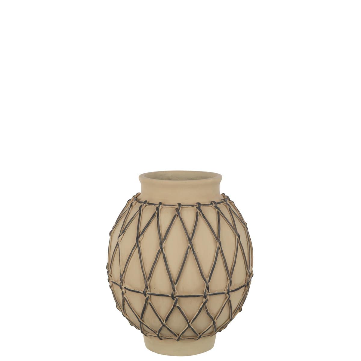 J-Line J-Line bloempot Berber - cement - beige - medium