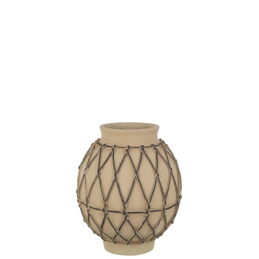 J-Line J-Line bloempot Berber - cement - beige - medium