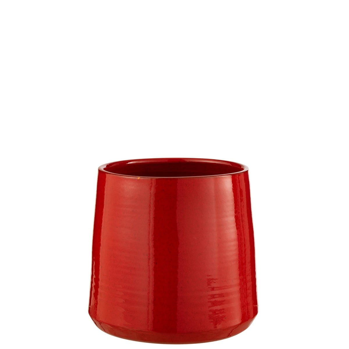 J-Line J-Line bloempot Rond - keramiek - rood - large