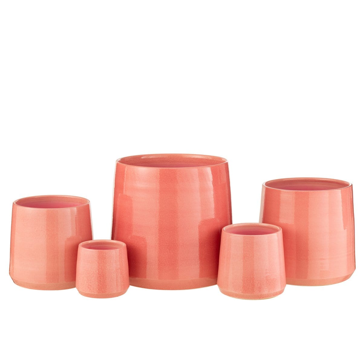 J-Line J-Line bloempot Rond - keramiek - roze - extra large