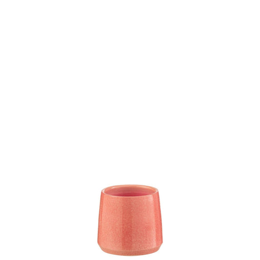 J-Line J-Line bloempot Rond - keramiek - roze - extra small - 2 stuks