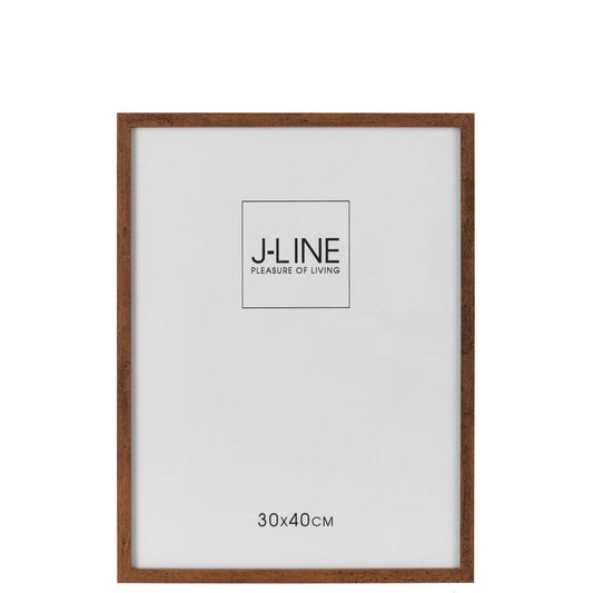 J-Line J-Line Fotokader Basic Hout Donker Bruin Extra Large