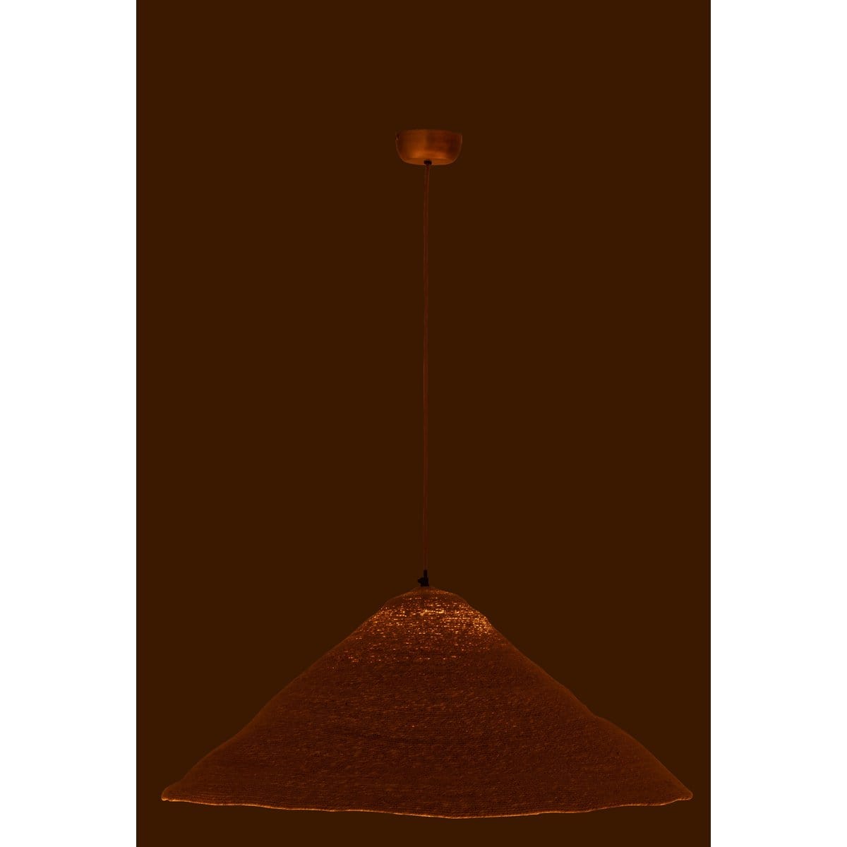 J-Line J-Line hangende Lamp Hoed Moonj - gras - naturel - large