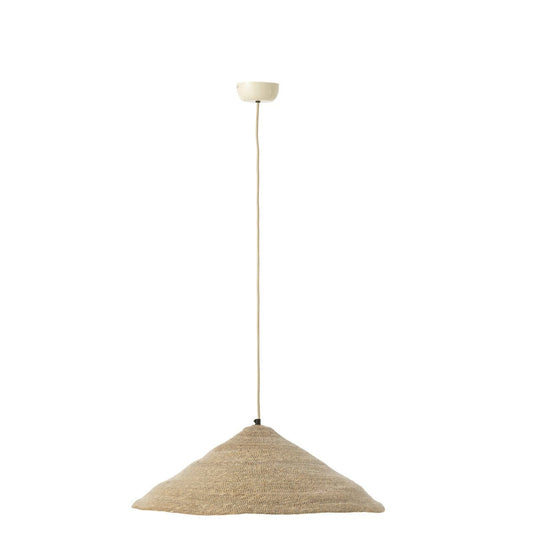 J-Line J-Line hangende Lamp Hoed Moonj - jute - licht naturel - small