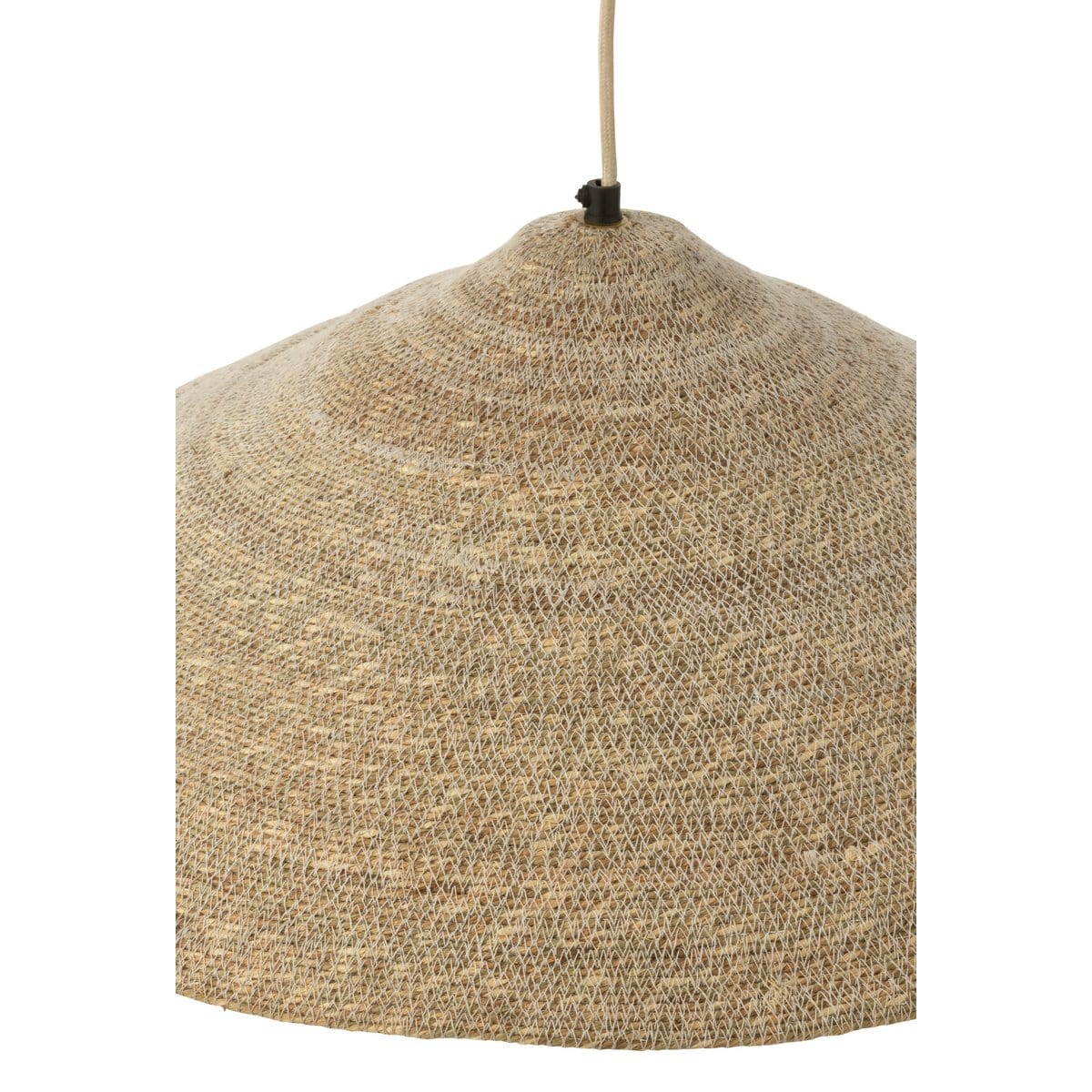 J-Line J-Line hangende Lamp Hoed Moonj - jute - licht naturel - small