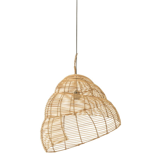 J-Line J-Line Hangende lamp Slak - bamboe - naturel