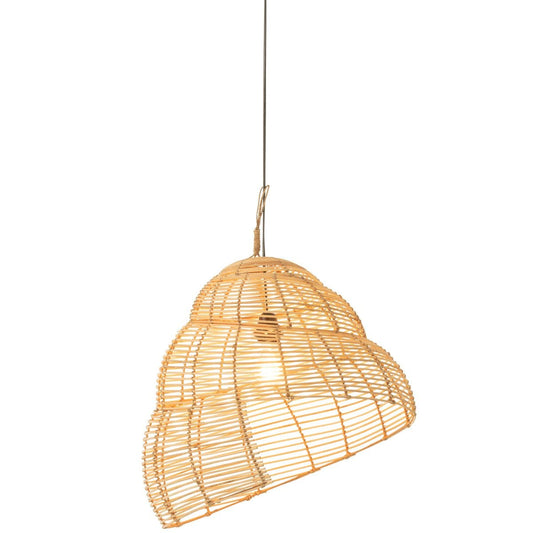 J-Line J-Line Hangende lamp Slak - bamboe - naturel