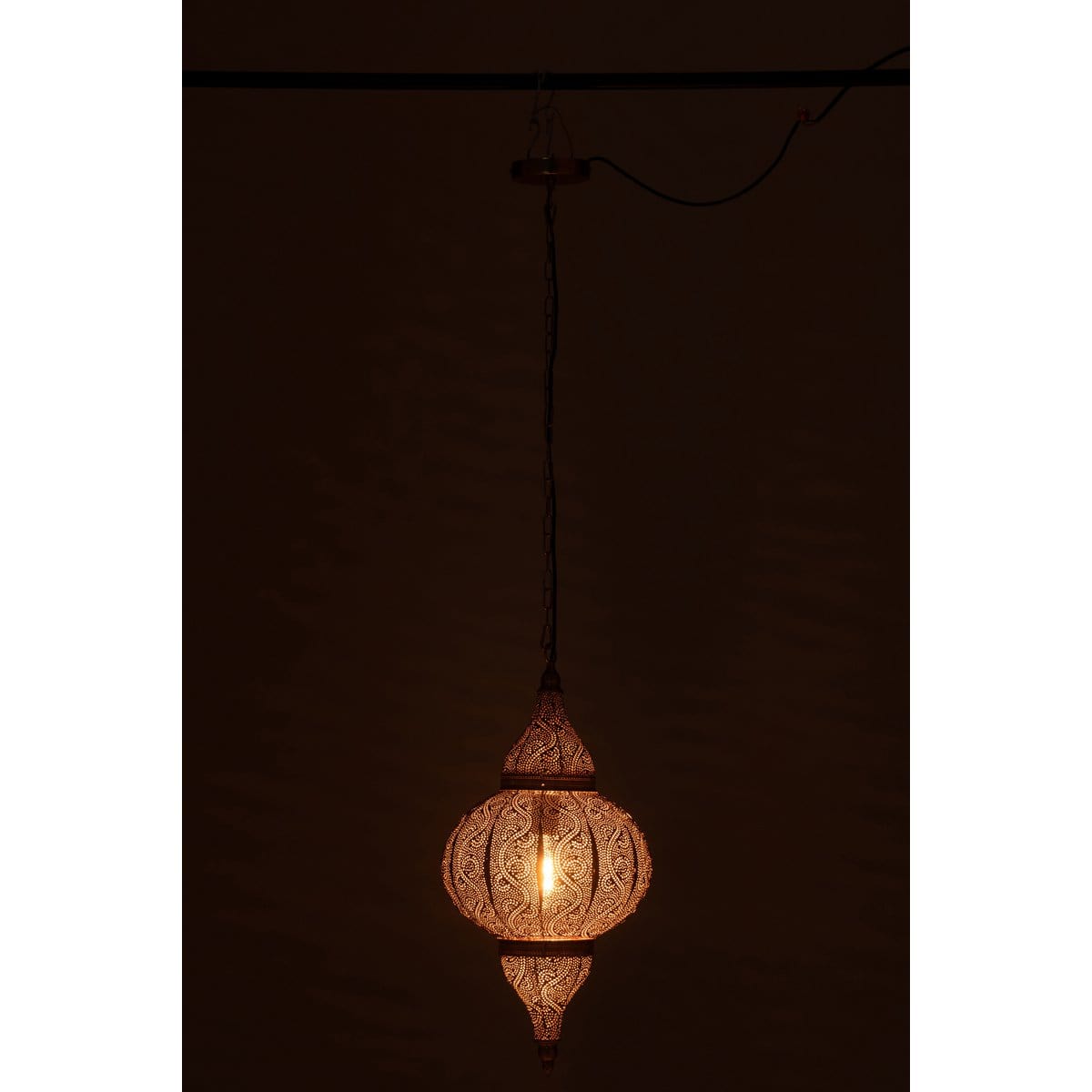 J-Line J-Line hanglamp Boor - metaal - goud - small