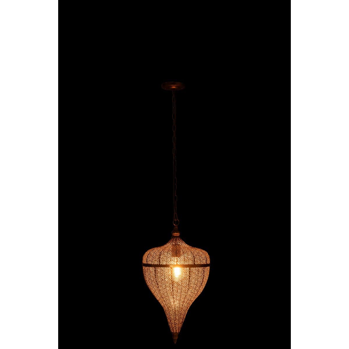 J-Line J-Line hanglamp Druppel - metaal - goud - large