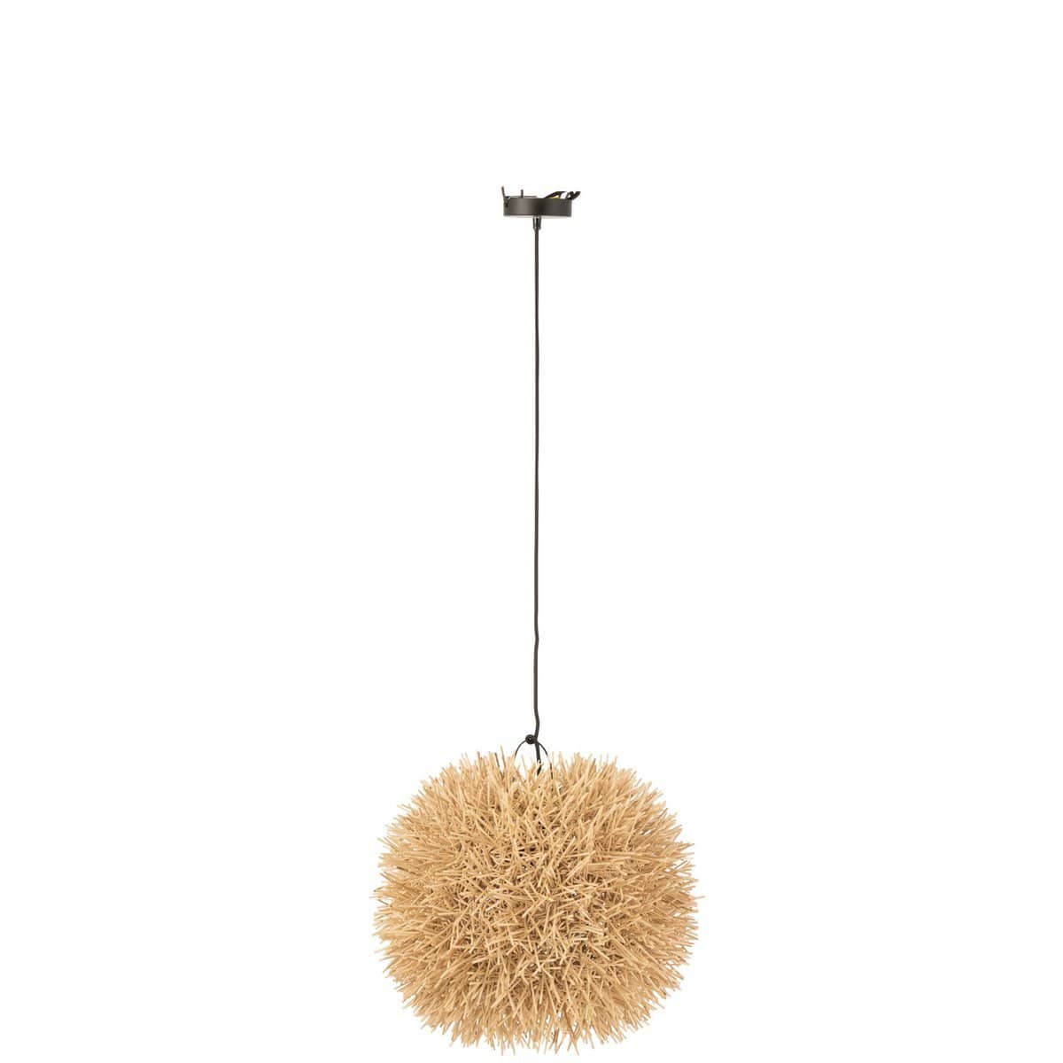 J-Line J-Line Hanglamp Kate Rond Rotan Naturel Small